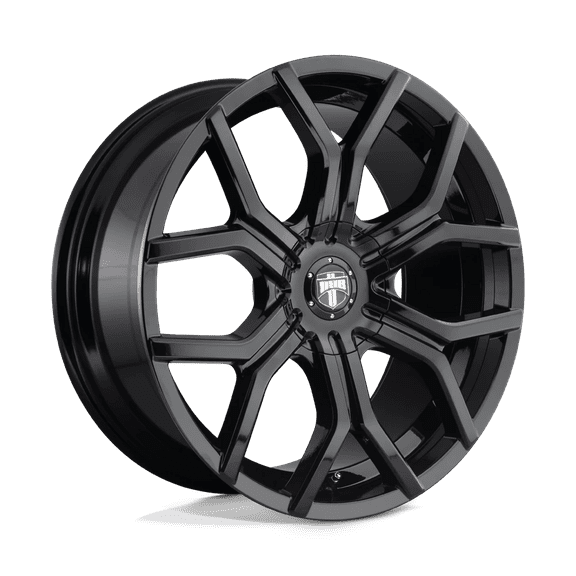 Dub 1Pc S208 Royalty 22X9.5 6X120/6X132 30Et 72.56Cb Gloss Black Wheel