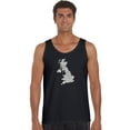 thumbnail image 1 of LA Pop Art Men's Word Art Tank Top - GOD SAVE THE QUEEN, 1 of 2