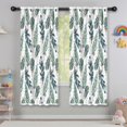 thumbnail image 5 of Blackout Kids Curtains,Blue Boho Tribal Feathers Pattern Childrens Insulated Curtains Set Of 2,Bedroom Essentials,Toddler Room Decor 42x63in(106x160cm), 5 of 5