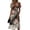 Gray, variant on Womens Halloween Dresses V-Neck A-Line Swing Knee Length Wrap Dress for Halloween Party Fall Clothes