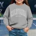thumbnail image 2 of Gubotare Girls Oversized Sweatshirt Toddler Boys Girls Sweatshirt Long Sleeve Top T-Shirts Size 5T (Grey,5 Years), 2 of 4