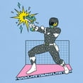 thumbnail image 3 of CafePress - Power Rangers Black Ranger Bla Men's Value T Shirt - Men's Classic Graphic T-Shirt, 3 of 4
