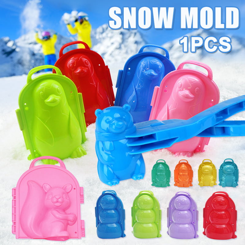 Penguin Snow Mold Snowball Maker Clip Snow Sand Mould Toy for Outdoor Winter 