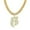 Gold-28inch, variant on Hip Hop Cuban Chains 13MM Iced Out Miami Chain With Alloy And Bling Rhinestone Punk B Letter Pendant Necklace
