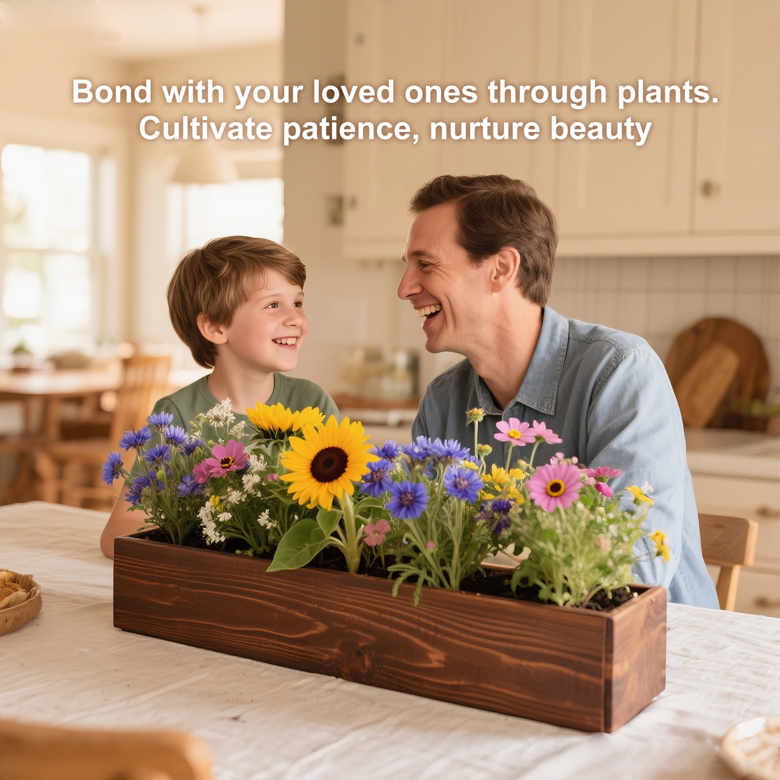 5 Indoor Flower Growing Kits – Complete Planting Starter Set with Sunflower, Zinnia, Marigold, Cosmos, and Cornflower Seeds. A Unique Birthday or Christmas Gift for Women, Men, and Plant Lovers