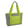 thumbnail image 2 of picnic at ascot large insulated cooler bag, granite grey/green, 2 of 2