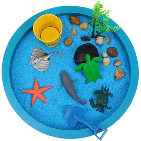Mini Zen Garden Sea Life Desktop Sandbox For Tation And Relaxation Decor Ocean At Your Beach Play Sand Box Toy Kids Canada Zen Garden Decor Mini Ocean Sea Life, Mini Zen Garden Decor