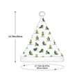 thumbnail image 3 of Honeii Cute Avocado Yoga Print Hat Santa Claus Hat For Xmas Party, Christmas Caps For Boys Girls Child,Christmas Beanie, 3 of 6