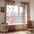 thumbnail image 1 of Tratamiento de ventana, cortina de ventana con bolsillo para barra transparente, cortina para balcón, funcionamiento suave, 1 of 8