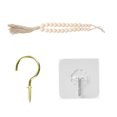 thumbnail image 4 of Masteelf 1 String Wooden Bead Curtain Tiebacks Curtain Holders Curtain Ties Balcony Decor, 4 of 8