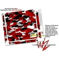 thumbnail image 3 of Vinyl Decal Skin Wrap compatible with Sony PlayStation 4 Slim Console WraptorCamo Digital Camo Red (PS4 NOT INCLUDED), 3 of 3