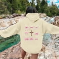 thumbnail image 3 of Pohista Crewneck Sweatshirts Women Summer Women's Tops Womens Shirts Casual Long Sleeve Women's Blouse Boho My Items in Cart, 3 of 4