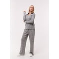 thumbnail image 2 of Wide Leg Silver Pants with Inner Side Loops, 2 of 6