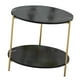 thumbnail image 5 of Mesa de centro, mueble de mesa, mesa pequeña para oficina, decoración del hogar, sala de estar Redondo negro, 5 of 8