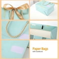 thumbnail image 2 of 10 Pieces, Paper Gift Bag, Gift Bags with Ribbon Bow, Paper Bags for Birthday Wedding Bridal Party Simple DIY Gift Bags, 25 * 20 * 12.5 cm, 2 of 4