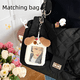 thumbnail image 3 of Lindo tarjetero de peluche con forma de niña persiguiendo estrellas, conjunto de almacenamiento de fotos con forma de frijol de amor, bolsa decorativa para tarjetas de campus de estudiantes, 3 of 5