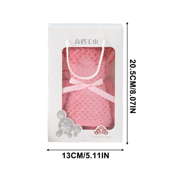 Yhmxh Paños de algodón, toallas de tela con diseño de piña tejidas a mano, toallas de regalo con forma de oso, toallas de mano de alta densidad con diseño de forro polar, toallas de mano estilo INS.