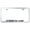 Chrome, variant on Cadilac Escalade Laser Etched Logo Cut-Out License Plate Frame (Chrome)