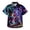 Multicolour, variant on Boys Shirts Cool Neon Music Cat Print Short Sleeve Button Down Shirt Lightweight Open Front Top Summer Kids Multicolour 5 Years-6 Years