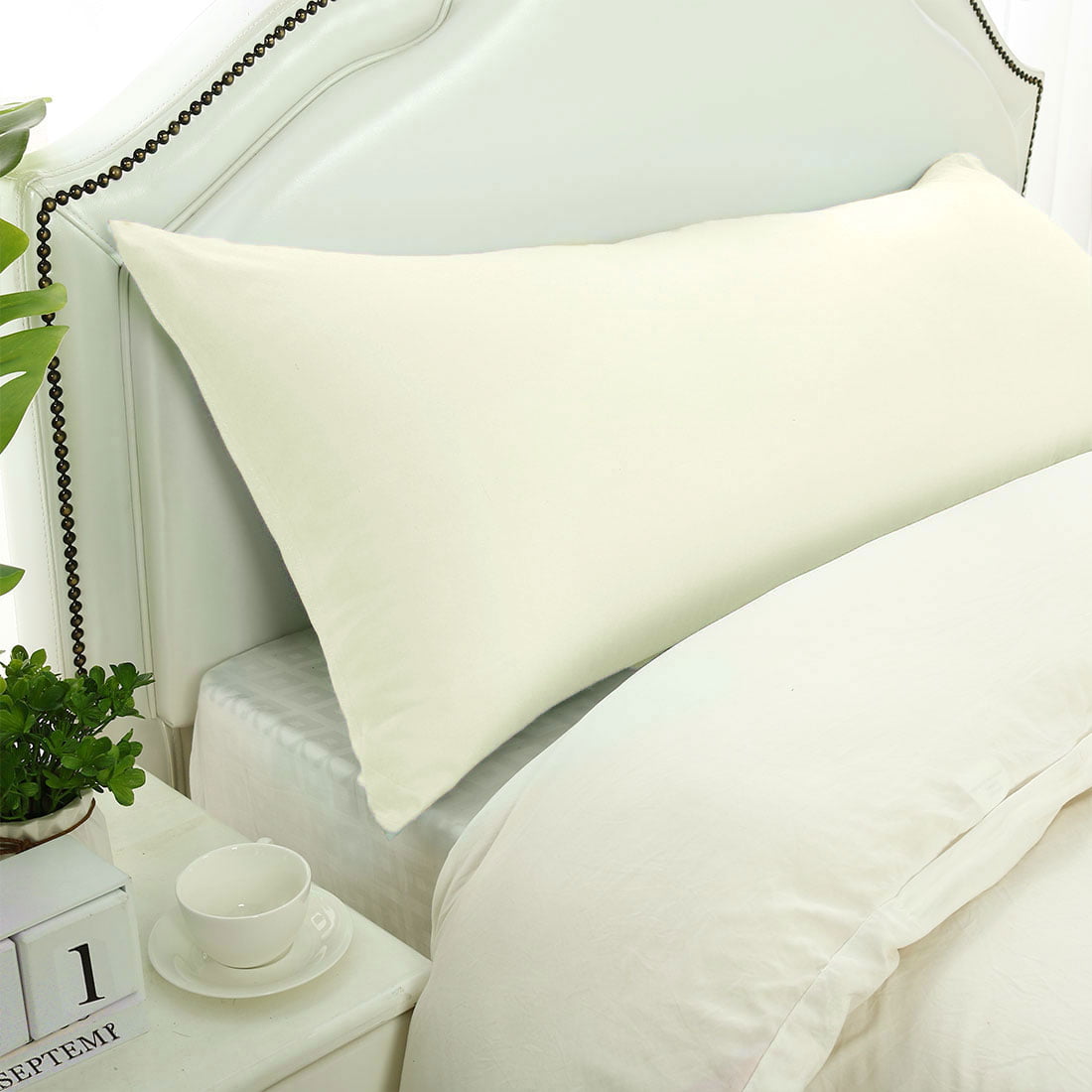 100  white standard 20''x32'' size hotel pillow cases covers t-180 