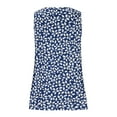 thumbnail image 5 of Leesechin Camisole Tops for Women Fashion Ladies Summer V-Neck Sleeveless Print Casual Tank Tops Halter Blouse, 5 of 6