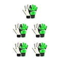 thumbnail image 1 of Wosthever 1 par de guantes de fútbol profesionales para niños, práctica de fútbol, portero, protección de manos, látex, guante de Type2 NO2, 1 of 6