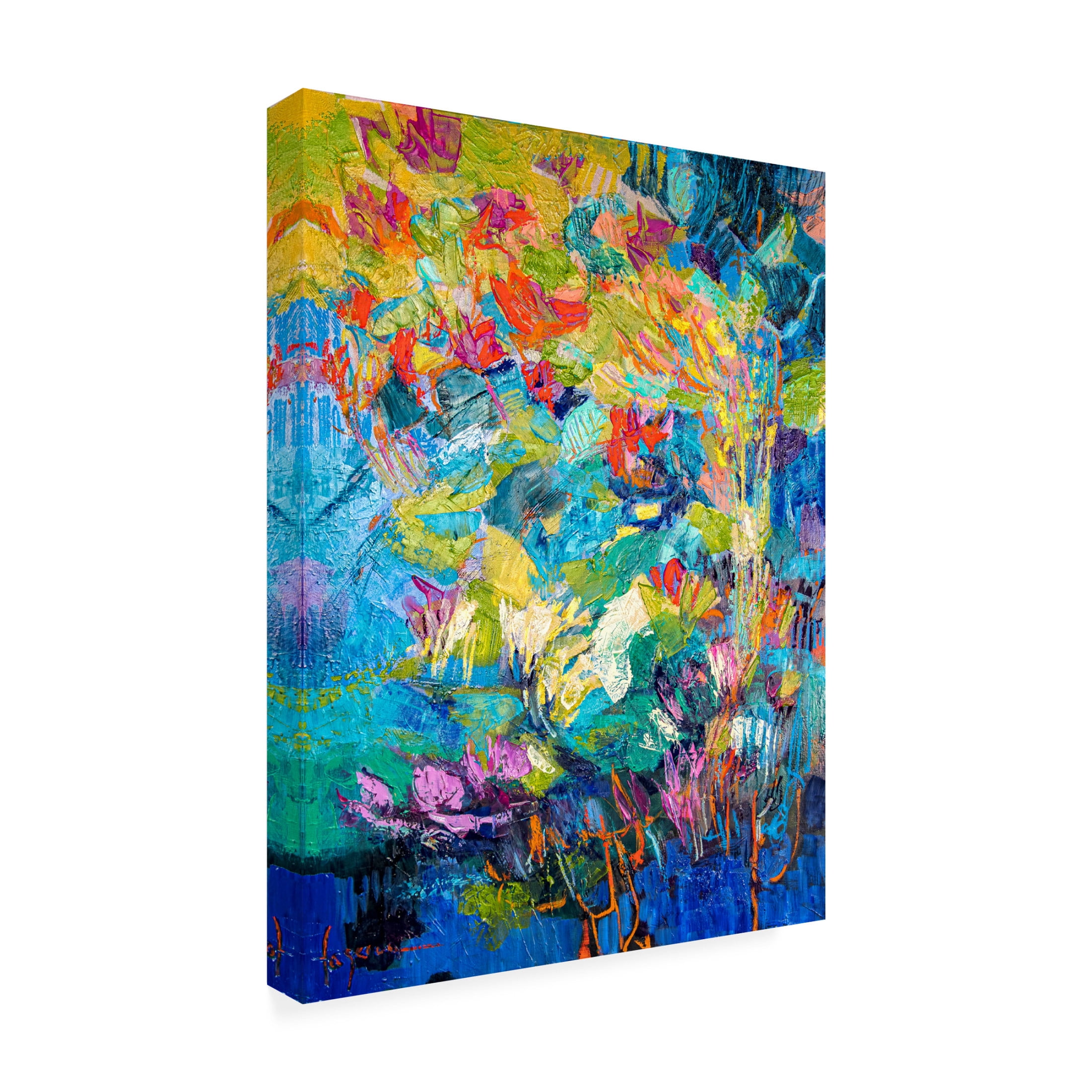 Canvas Wall Art - Dorothy Fagan 'Riverdeliveri' Wall Art for Living Room, Bedroom, or Office D?cor by Trademark Fine Art - 24 x 32 Inches