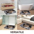 thumbnail image 4 of 1pc Sleeping Cat Absorbent Non-Slip Bathroom Thickened Flannel Rug Decor,Soft,Quick Drying,Suitable For Indoor/outdoor Use,Bathrooms,Bedrooms,Kitchens,Terrace,Laundry Rooms,16"x24", 4 of 9