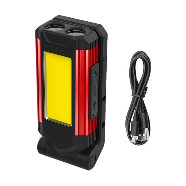GOOHOCHY Luz de trabajo Luz de emergencia Lámpara de emergencia recargable Lámpara de exterior impermeable