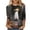 Dark Gray, variant on Plus Size Graphic Tops Womens Halloween Outfits 3/4 Sleeve Funny Holiday Crew Neck Tshirt Pullover Red 3XL