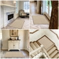 thumbnail image 6 of PURE ERA 2' x 3' Stair Tread Landing Mat Indoor Carpet Doormat Floor Mat Area Rug Self-adhensive Non-slip Back (Cream Gray Diamond Trellis,24 in.x36 in.), 6 of 6