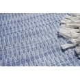 thumbnail image 3 of Exquisite Rugs Florence Indoor/Outdoor Handmade Flatweave P.E.T. Yarn Light Blue Area Rug, 3 of 7