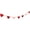 E, variant on Valentines Day Decorations, Ngxiha Wood Bead Garland with Felt Hearts for Valentine Decor, Red and Pink Farmhouse Valentines Day Banner for Wedding, Anniversary Decorations