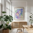 thumbnail image 6 of Three Sisters - Illustration Surrealism Pastel Psychedelic Modern Art Whimsical Pop Art Fantasy Unframed Wall Art Print 24 x 32 inches, 6 of 16