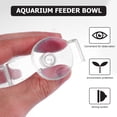 thumbnail image 2 of 5Pcs Aquarium Feeding Device Shrimp Feeder Fish Tank Feeder with Suction Cup, 2 of 9