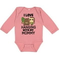 thumbnail image 3 of Inktastic I Love Hanging out with My Mommy with Sloth Boys or Girls Long Sleeve Baby Bodysuit, 3 of 5