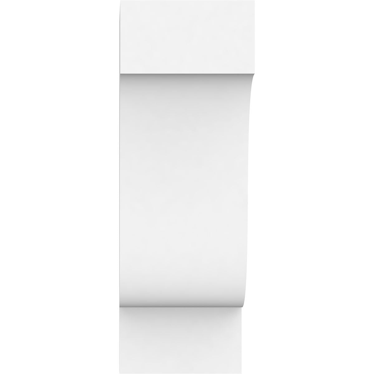 5"W x 8"D x 16"H Standard Newport Architectural Grade PVC Corbel