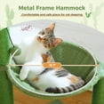 thumbnail image 4 of PAWZ Road 33" Cactus Cat Scratching Post Large Cat Scratcher with Big Hammock for Indoor Pet Green, 4 of 18