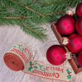 thumbnail image 5 of Farfi Cinta De Decoración Navideña De 5 M, Feliz Árbol De Navidad, Alce, Copo De Nieve, Puntos Rojos Y Verdes, Let It Snow, Embalaje De Regalo, Lazo De Navidad, Cinta para Envolver Regalos para P, 5 of 5