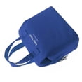 thumbnail image 4 of Small Lunch Bag, Insulated Lunch Bag, Reusable Oxford Cloth Lunchbox for Commuting with Portable Metal Zipper Suitable for Working People Two Way Zipper, 4 of 8