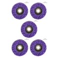 thumbnail image 1 of QualitChoice Sanding Wheel Polishing Paint Rust Grinding Inner Hole Tools for Angle Grinder Wood Metal Buffing Car Accessories #115 purple 5Set, 1 of 6