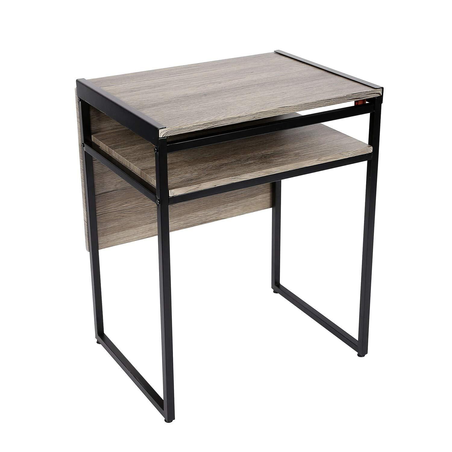 SpaceMaster Small Space Desk and Dining Table in Black - Walmart.com