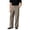 N1-Light Brown, variant on Havenx Men's Baggy Dress Pants Pleated Wide Leg Elastic Waist Dress Pants with Pockets Button Pant Business Office Work Vintage Relaxed Fit Wear,Black L