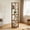 Brown, variant on LELELINKY 3-Tier Corner Shelf with Sturdy Base, 28" Tall Narrow Bookcase for Small Spaces, Wood Display Shelf for Living Room, Natural