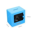 thumbnail image 6 of Mini Safe Piggy Bank Password Design Strongbox Safe for Money Toy for Girls Safe for Kids Child, 6 of 6