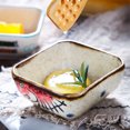 thumbnail image 4 of 2pcs Japanese Style Ceramic Sauce Dishes Snack Fruit Dessert Plate Square Food Dipping Bowls Appetizer Plates (Random Pattern), 4 of 8