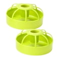 thumbnail image 4 of 2 comederos y bebederos para pájaros, soporte para comida, estable para loros y periquitos, tazón de agua y dispensador de comida de gran capacidad., 4 of 8