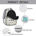 thumbnail image 4 of Cute Animal Dogs Backpack for School,Cute School Bag,Schoolbag with Adjustable Shoulder Straps & Padded Back,15.3"x11"x7.1".﻿, 4 of 6