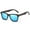 Blue, variant on Natural Wooden Sunglasses: Eco-Friendly, Handcrafted Bamboo Frame, Polarized Lenses for Oval Faces, Strong and Durable Design