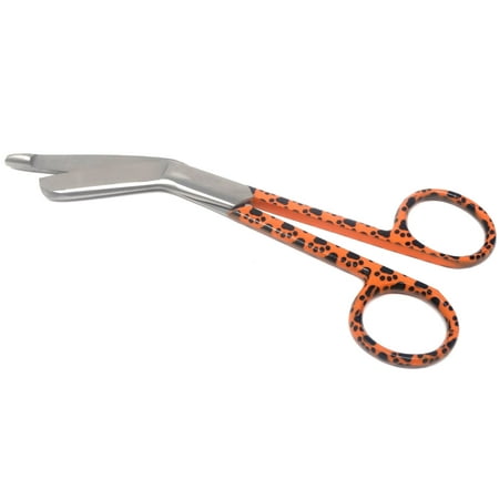 

Lister Bandage Scissors 5.5 Stainless Steel for Nurses with Orange Paws Handle